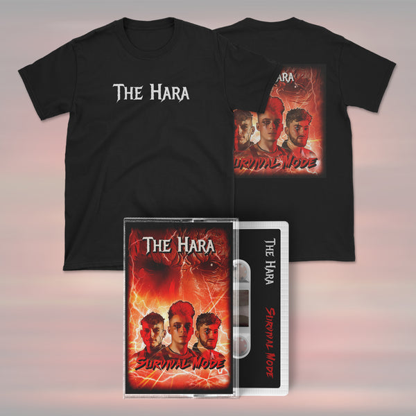 THE HARA - 'Survival Mode' - Webstore Exclusive T-Shirt + Cassette Tape Bundle
