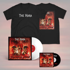 THE HARA - 'Survival Mode' - Webstore Exclusive T-Shirt + White Vinyl + CD Bundle *SOLD OUT*